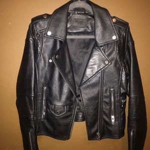 Blank NYC Faux leather coat